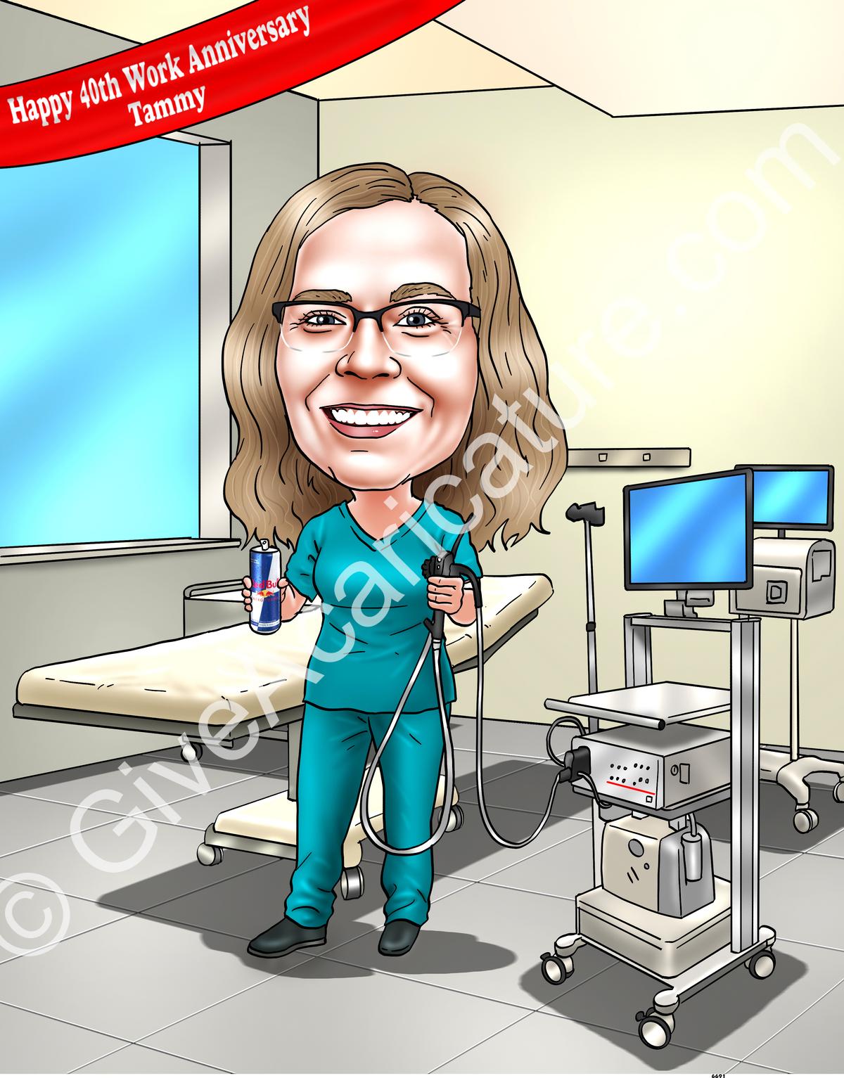 caricature for Taylor C.
